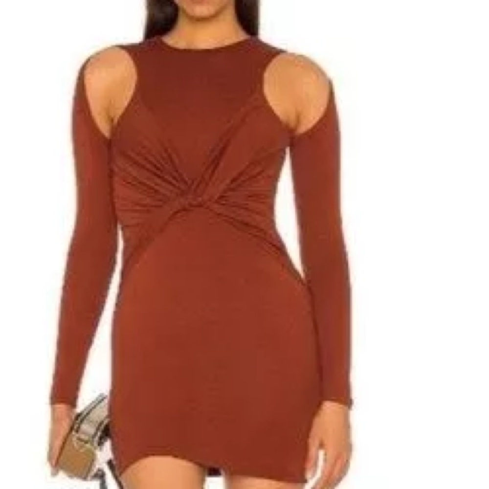 Superdown Alexis Wrap Mini Dress